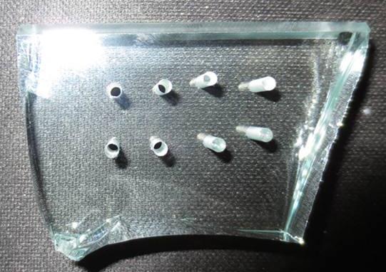 綠光激光切割機(jī)切割玻璃效果